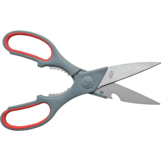 Clauss True Professional Kitchen Shears For Chefs 8.25in Titanium Bonded Serrated Blade With Bottle Opener by Clauss