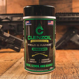 Clenzoil Field And Range Wipes For Guns And Shooters Cleans Protects Lubricates Prevents Rust 50 Premium Wipes by Clenzoil