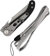 Laguiole Claude Dozorme Baroudeur Linerlock Black - Satin Serrated 3.75-Inch Blade With Bottle Opener Wire Cutter Clip by Laguiole Claude Dozorme
