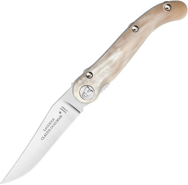 Laguiole Claude Dozorme Baroudeur Linerlock Horn 1.10.171.63 by Laguiole Claude Dozorme