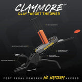 Caldwell Claymore Target Thrower For Clay Shooters 50 Target Capacity Foot Pedal No Battery 55 Yard Throws Foldable by Caldwell