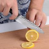 Coolhand Utility Knife With G10 Handle And 5 Inch 440C Hammered Blade For Professionals by Coolhand