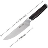 Coolhand Ebony Handle Steak Knife 5 Inch Satin Blade Premium Stainless for Home Cooks by Coolhand