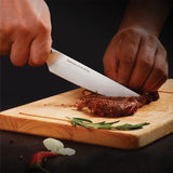Coolhand Ebony Handle Steak Knife 5 Inch Satin Blade Premium Stainless for Home Cooks by Coolhand