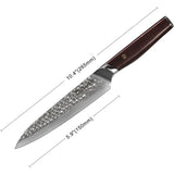 Coolhand Utility Knife Cocobolo Hammered VG10 Damascus Blade for Woodworking Enthusiasts by Coolhand