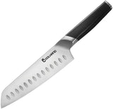 Coolhand Santoku Knife 7 Inch Satin Blade G10 Handle Premium Home Cooks And Pros by Coolhand