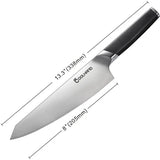 Coolhand Chef's Knife G10 8 Inch Satin Blade With Ergonomic G10 Handle For Home Cooks And Pros by Coolhand