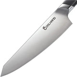 Coolhand Chef's Knife G10 8 Inch Satin Blade With Ergonomic G10 Handle For Home Cooks And Pros by Coolhand