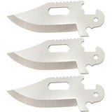Cold Steel Click N Cut Bowie Blade Replacement – 3 Pack by Cold Steel