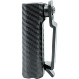 Leatherman Clip And Carry Sheath Durable Carbon Fiber Pattern Kydex Belt Clip 1.75in Fits Sidekick Rebar Rev EDC by Clip & Carry