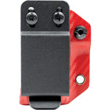 Leatherman Sheath LWING CF Red For Sidekick Rebar Rev EDC Fans Kydex Adjustable Retention Belt Clip Fits 1.75 Inch Belts by Clip & Carry