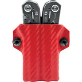 Gerber Suspension Sheath Red Carbon Fiber Kydex Clip for EDC Enthusiasts with Adjustable Retention by Clip & Carry