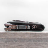 SwissQlip Chrome Clip For 91mm Victorinox Knives Deep Carry Pocket Clip For Outdoor Enthusiasts by Clip & Carry