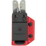 Victorinox SwissTool Sheath Carbon Fiber Red Kydex With Belt Clip Adjustable Retention Secure Durable Outdoor Tool Case by Clip & Carry