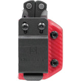 Leatherman Charge Sheath Clip And Carry RedCF Kydex With Adjustable Retention For Belt Up To 1.75 Inch EDC Tool by Clip & Carry