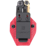 Leatherman MUT Sheath Clip Red Kydex Belt Carry For Tactical Pros Adjustable Retention by Clip & Carry