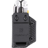 Leatherman Signal Sheath Clip For EDC Rugged Black Carbon Fiber Kydex Adjustable Retention Belt Clip Fits 1.75 Inch by Clip & Carry