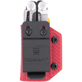 Leatherman Signal Sheath Clip and Carry Red Kydex With Adjustable Retention For Outdoor Adventurers by Clip & Carry