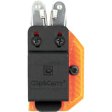 Victorinox Spirit Sheath Orange Carbon Fiber Kydex Clip Carry with Adjustable Retention for EDC by Clip & Carry