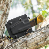 Buck 110 112 Lockback Sheath Black Kydex Carry Clip Adjustable Retention Fits Belts Up To 1.75 For EDC Enthusiasts by Clip & Carry