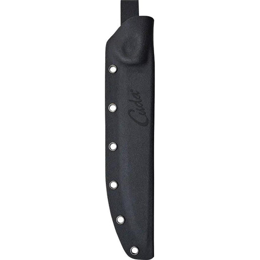 Camillus Cuda Wide Fillet Knife 7in Semi-Flex Blade Full Tang Blue Black Micarta Handle for Anglers by Camillus