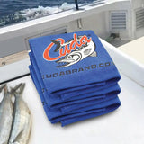 Camillus Cuda Microfiber Towels 3 Pack 16x16 Blue Stain And Odor Resistant For Outdoor Enthusiasts by Camillus