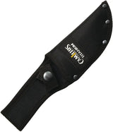 Camillus Guthook Knife 19156 Roto Fixed 4 Inch Titanium Coated Blade Tan TPR Handle Full Tang for Hunters by Camillus