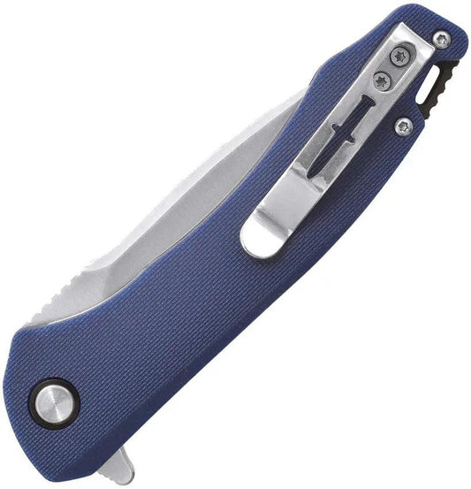 Camillus Scivik Linerlock Blue EDC Knife with 3.25in Drop Point Blade for Outdoor Enthusiasts by Camillus