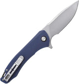 Camillus Scivik Linerlock Blue EDC Knife with 3.25in Drop Point Blade for Outdoor Enthusiasts by Camillus