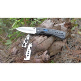 Camillus Inject Button Lock Multi-Tool 19368 Titanium Bonded Blade 4.5in Closed Versatile EDC for Outdoorsmen by Camillus