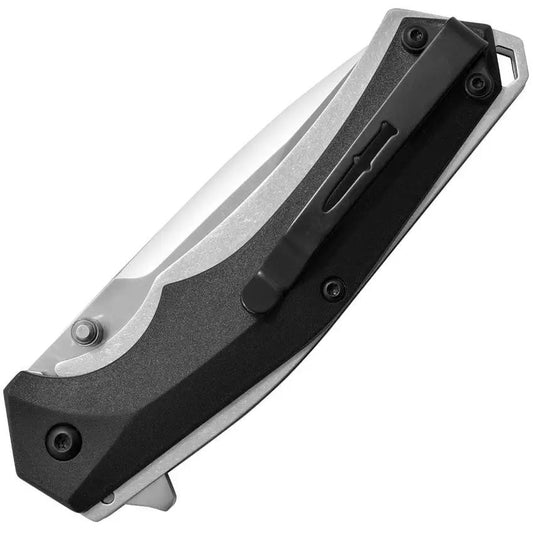 Camillus Linerlock 19400 EDC Folding Knife With Titanium Coated 3Cr13 Blade Extended Tang Thumb Stud Pocket Clip by Camillus