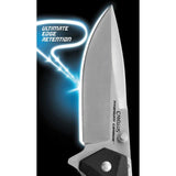 Camillus Linerlock 19400 EDC Folding Knife With Titanium Coated 3Cr13 Blade Extended Tang Thumb Stud Pocket Clip by Camillus