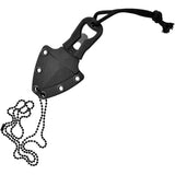 Camillus Heater II Neck Knife 19406 Compact Tactical Survival Tool With Titanium Coated 420 Blade For Outdoors by Camillus