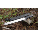 Camillus Carnivore Maxx 2 Machete With Titanium Bonded Chisel Tip Blade And Sawback Full Tang For Outdoor Enthusiasts by Camillus