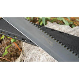 Camillus Carnivore Maxx 2 Machete With Titanium Bonded Chisel Tip Blade And Sawback Full Tang For Outdoor Enthusiasts by Camillus