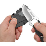 Camillus CAM19489 Fixed Blade Knife 3.5in Satin Clip Point For Outdoor Enthusiasts Rugged Belt Sheath by Camillus