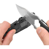 Camillus CAM19489 Fixed Blade Knife 3.5in Satin Clip Point For Outdoor Enthusiasts Rugged Belt Sheath by Camillus