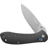 Camillus Rovax Cuda Lock Black Folding Knife For EDC With 3.25 Inch Titanium Coated Blade by Camillus