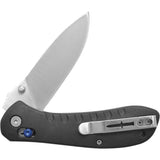 Camillus Rovax Cuda Lock Black Folding Knife For EDC With 3.25 Inch Titanium Coated Blade by Camillus