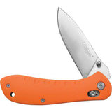 Camillus Rovax Cuda Lock Orange Titanium Bonded Blade EDC Knife For Outdoor Enthusiasts by Camillus