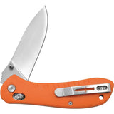 Camillus Rovax Cuda Lock Orange Titanium Bonded Blade EDC Knife For Outdoor Enthusiasts by Camillus