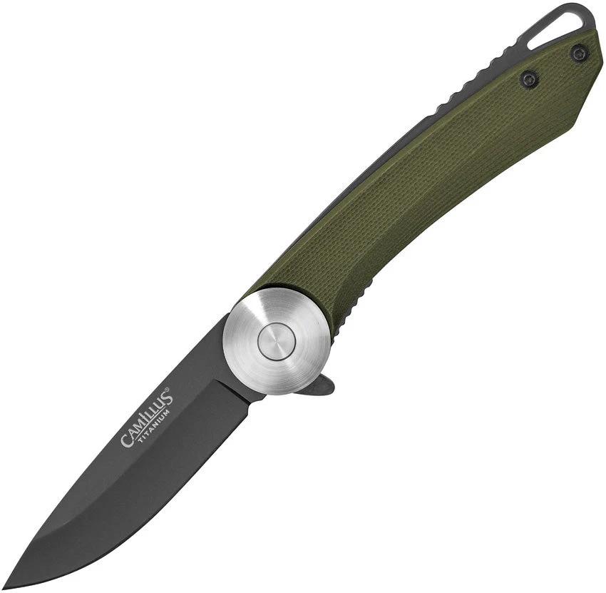 Camillus Cirque Linerlock Green CAM-19642 by Camillus