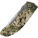 Camillus Guise Linerlock Knife 4.25in Closed 3in Titanium Coated Drop Point Blade Prym1 Camo Handle EDC Tactical by Camillus
