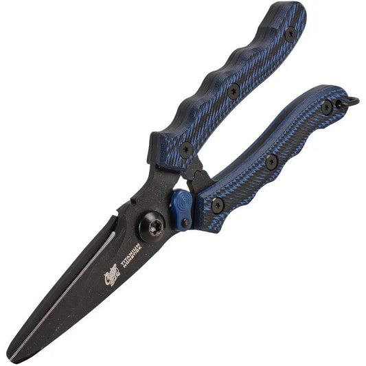 Camillus Cuda Non-Stick Snip 8-Inch Titanium-Coated Stainless Blade With Integrated Cutter For Anglers by Camillus