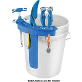 Camillus Cuda Bucket Tackle Center 23018 Angler Tool Organizer With Knife Sheath Tool Slots And Hook Holes by Camillus