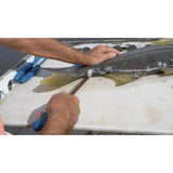 Camillus AquaTuff Fillet Knife 9 Inch Blade Zirconium Carbide Stainless Ergonomic Blue Handle For Anglers by Camillus
