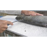 Camillus AquaTuff Curved Boning Knife 6in With Zirconium Carbide Blade Ergonomic Blue Handle For Pros by Camillus