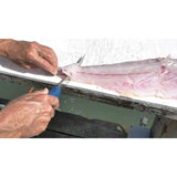 Camillus AquaTuff Curved Boning Knife 6in With Zirconium Carbide Blade Ergonomic Blue Handle For Pros by Camillus