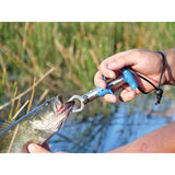 Camillus Fish Lip Gripper 23061 Durable Stainless Grip Blue Non Slip Handle For Anglers Holds 22 Pounds Rope Lanyard by Camillus