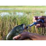 Camillus Fish Lip Gripper 23061 Durable Stainless Grip Blue Non Slip Handle For Anglers Holds 22 Pounds Rope Lanyard by Camillus